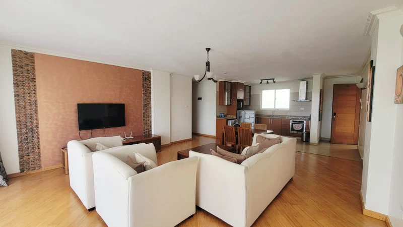 A Fully Furnished Serviced Two Bedroom Apartment For Rent At Lymack Suites And Gardens Kiambu Road