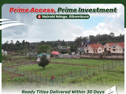 Land for sale in Gikambura, Kikuyu