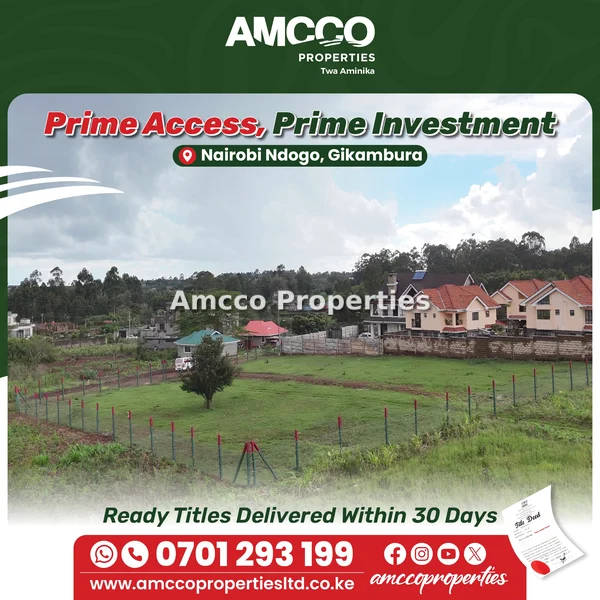 Land for sale in Gikambura