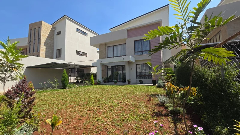 a newly built four bedroom house for sale in a gated community off Kiambu road