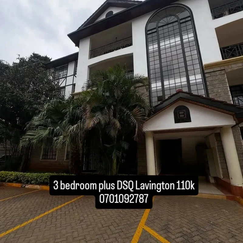 Spacious 3 Bedroom Apartment To Let – Lavington at 110,000