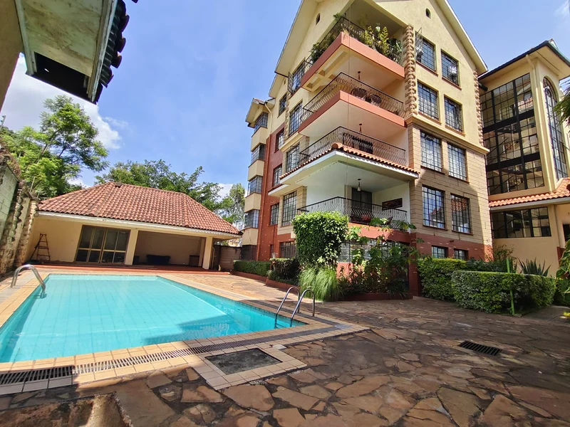 Fully Furnished 3-Bedroom Apartment + DSQ To Let, KES 190,000 per month