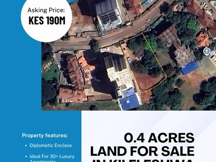 Land for sale in Kileleshwa, Nairobi