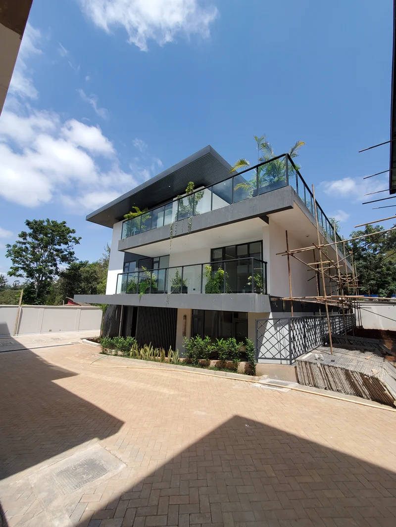A modern five bedroom villa is available for sale in Lavington