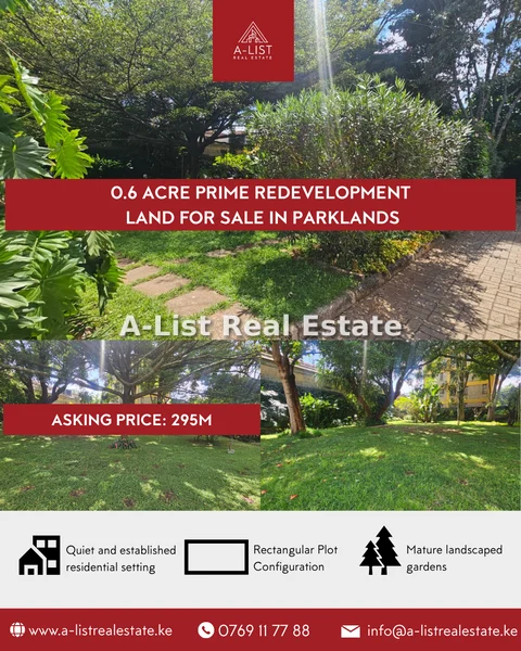 Land for sale in Parklands