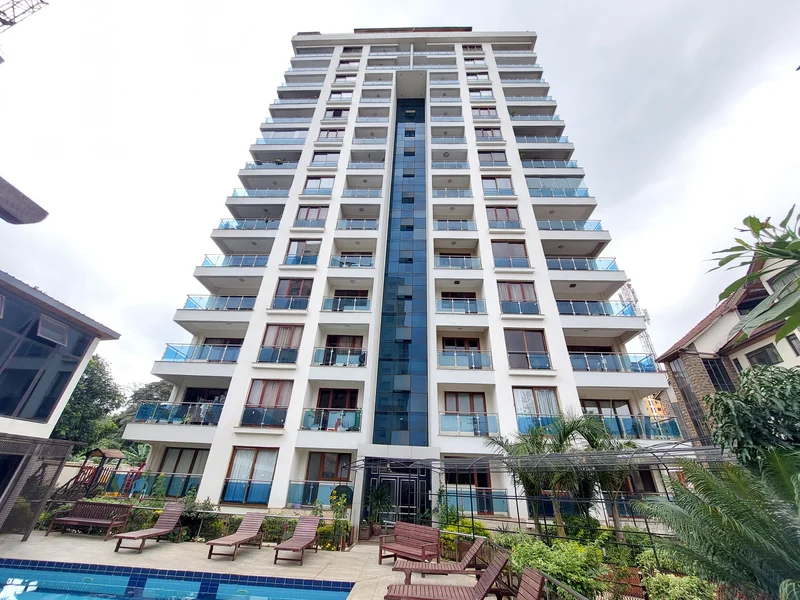 This apartment boasts of top notch finishes from the kitchen to the bathroom
