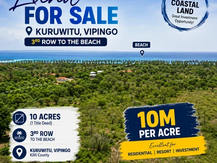Land for sale in Vipingo, Kilifi County
