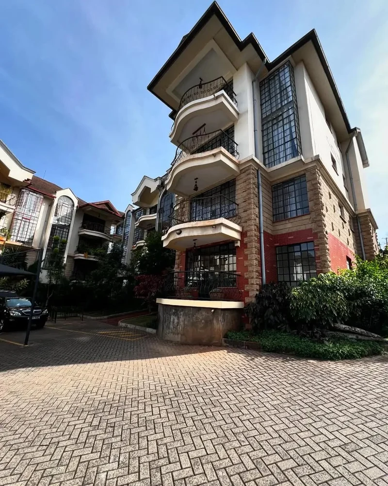 Elegant 3-Bedroom Apartment + DSQ To Let in Riverside Drive for KES 150,000 per month