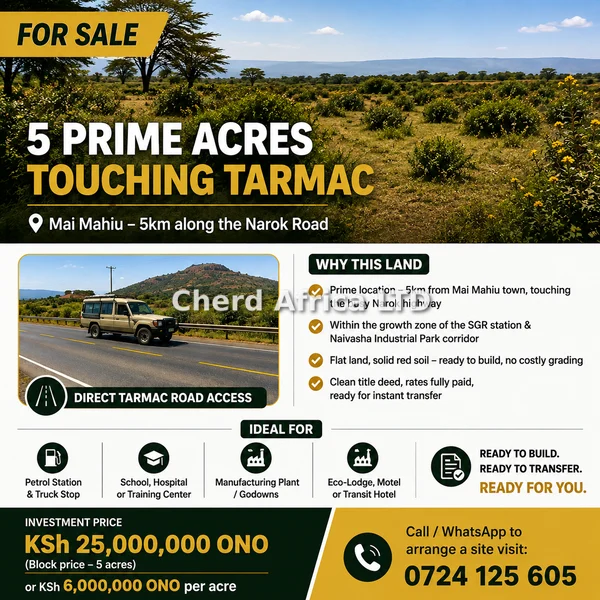 Land for sale in Mai Mahiu
