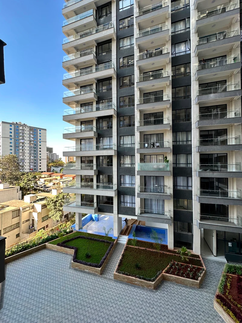 Newly built 1 Bedroom Apartments To Let in Kilimani Kes 70,000 per month