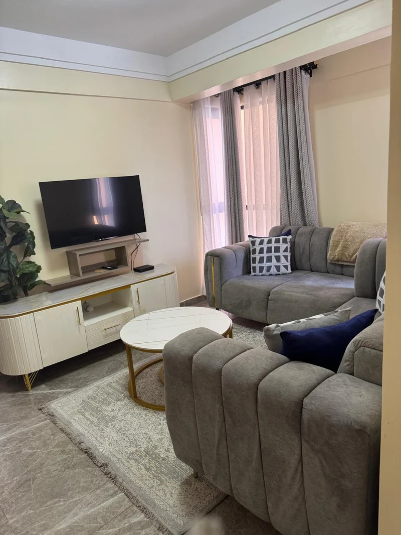New furnished and serviced One 1bedroom for rent in Kilimani with a gym and lift