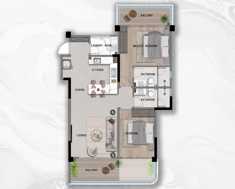 2 Bedroom Apartment For Sale in Riverside