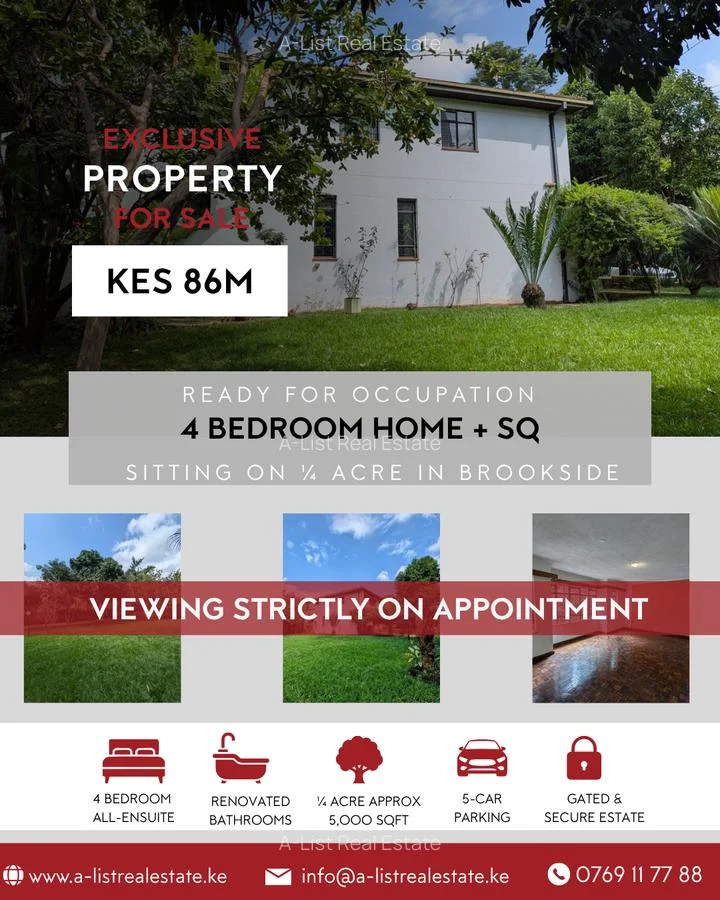 4 Bedroom All En Suite Villa For Sale