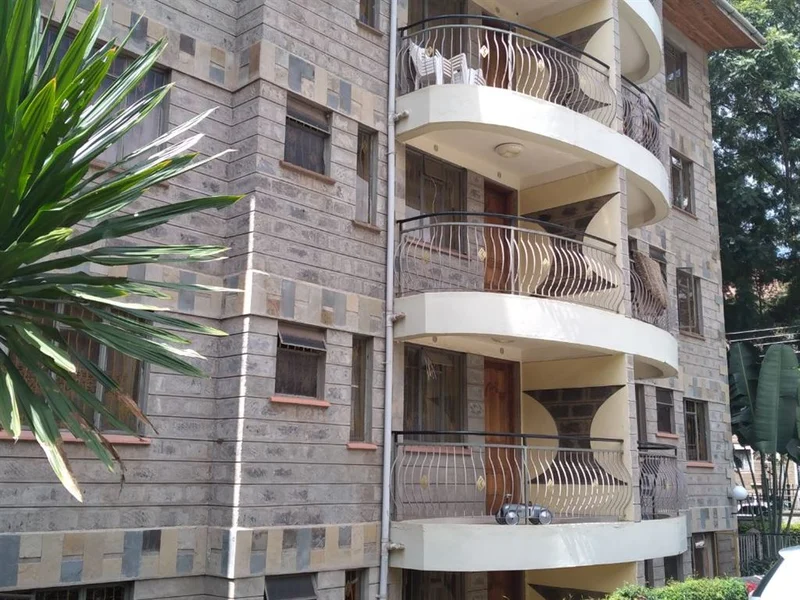 An elegant 2bedroom unfurnished apartment master en suite inclusive of service charge and water 55K