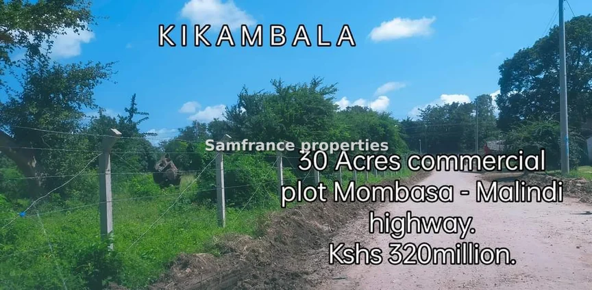 Commercial Land for sale in Kikambala