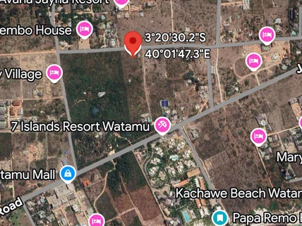 Land for sale in Watamu, Kilifi County