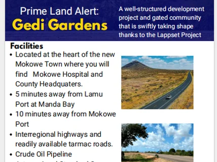 Land for sale in lamu