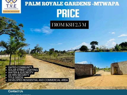 Land for sale in Mtwapa, Kilifi County