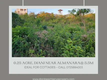 Land for sale in Diani, Kwale County