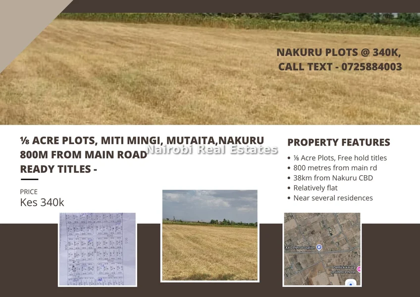 Land for sale in Nakuru