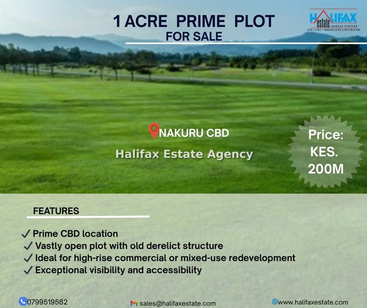 Land for sale in Nakuru