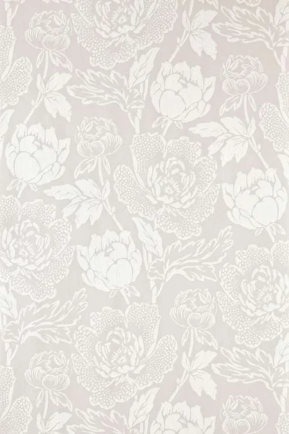 flowered wallpaper