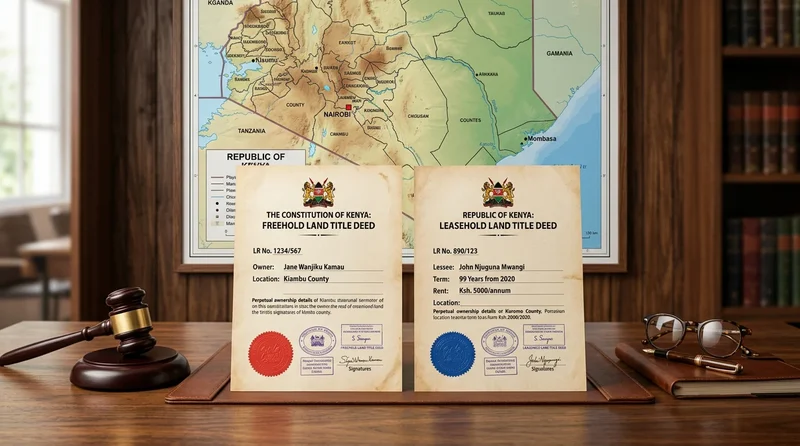 Freehold vs Leasehold: The Land Ownership Debate That Got Kenyans Talking