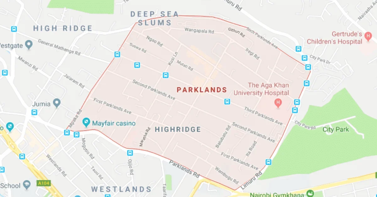 parklands map