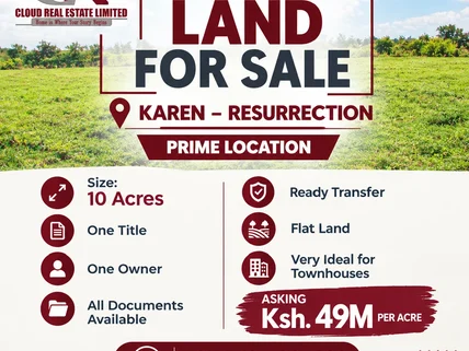 Land for sale in Karen, Nairobi