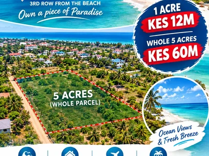 Commercial Land for sale in Diani, Kwale County